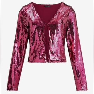 Express Sequin top